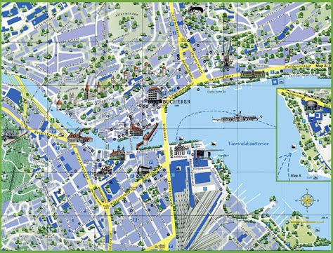 Lucerne Map .
